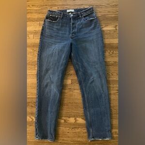 Abercrombie The Dad High Rise Jeans Medium Wash 12/31 Long
